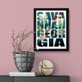 thumbnail image 4 of Designs ByLITA Savannah, Georgia Inspirational, 11 x 14 Wooden Wall Print (Framed) | American Cities Stylish Home Decoration, 4 of 6