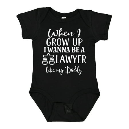 

Inktastic Future Lawyer Like Daddy Gift Baby Boy or Baby Girl Bodysuit
