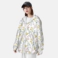 thumbnail image 3 of Balery Floral Sudadera ligera de manga larga con capucha y protección solar UPF 50+ para hombre y mujer, ideal para pesca y running-Small, 3 of 7
