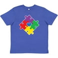 thumbnail image 3 of Inktastic Autism Awareness Month Puzzle Youth T-Shirt, 3 of 5