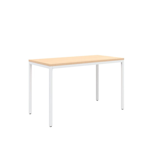 Mesa Individual CUBIK 120x60 Blanco Semi mate-Roble PEME Domus Cubik/Office