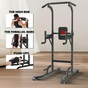 K KINGKANG Power Tower Dip Station Workout equipment Pull up Bar for Home Gym Adjustable Height Strength Training Fitness Excercise Equipment 660LB