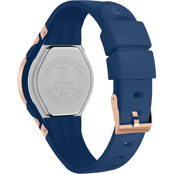 YNTVV-Watches for Women Sport Digital Womens Watch Waterproof with Silicone Strap Alarm/Stopwatch/Chronograph/LED Back Light