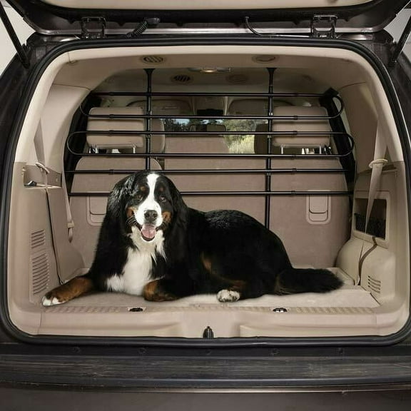 Vehicle Barrier Pet Travel Cargo Area Containment Tubular Steel Adjustable Frame