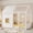 White, variant on CZBZ Twin Size House Floor Bed with 7-Color LED Lights & Removable Bookshelf, Solid Pine Wood Low Profile Montessori Twin Bed with Roof & Fence, Easy Assembly, No Box Spring Needed, Noise Free