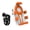 B, variant on Universals Cycling Device Holder Silicones Shocked Absorbers Handlebars Phone Clip for Motorcycle Scooters Bike