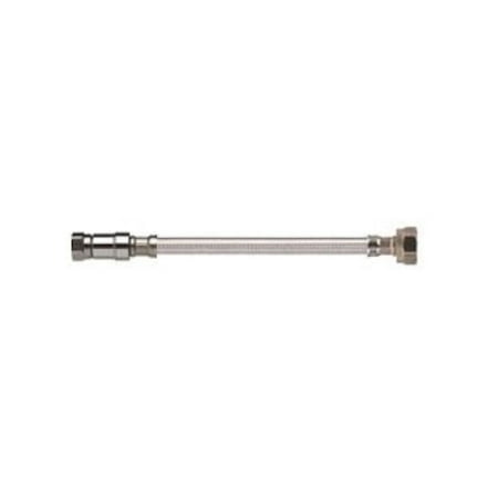 Watts 16 in. Stainless Steel Braided Water Supply Faucet Connector 3/8