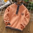 thumbnail image 4 of Esaierr Toddler Kids Boys Fleece Sweatshirt Winter Warm Shirt Thickened Sweatshirt Top for 2-12Y, 4 of 6
