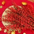 thumbnail image 3 of NOGIS 5 Pcs 29.5'' Long Stem Artificial Jasmine Flowers Tall Fake Flower Bouquet Faux Jasmine Plants for Hotel Home Office Kitchen Bedroom Wedding Party DIY Decor (Red), 3 of 7