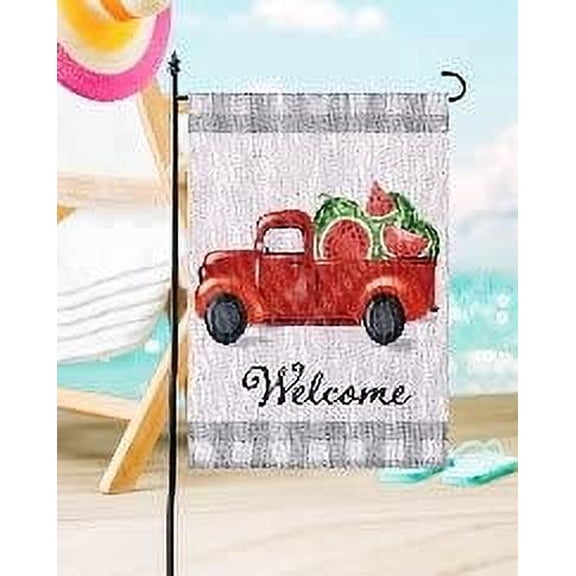 Watermelon Truck, House Burlap