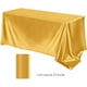 thumbnail image 3 of Mantel de satén, mantel para banquetes, brillante, color liso, para bodas y eventos en hoteles, resistente, plegable, 100% poliéster, para salón de banquetes,Wsvlmg, 3 of 8