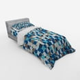 thumbnail image 2 of Ambesonne Abstract Bedding Set 3 Pcs, Pastel Mosaic Pattern, Twin XL, Multicolor, 2 of 2
