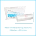 thumbnail image 3 of McKesson Dissolvable Laundry Bags, Hot Water Soluble for Contaminated Linens, 25 Count, 4 Packs, 100 Total, 3 of 11