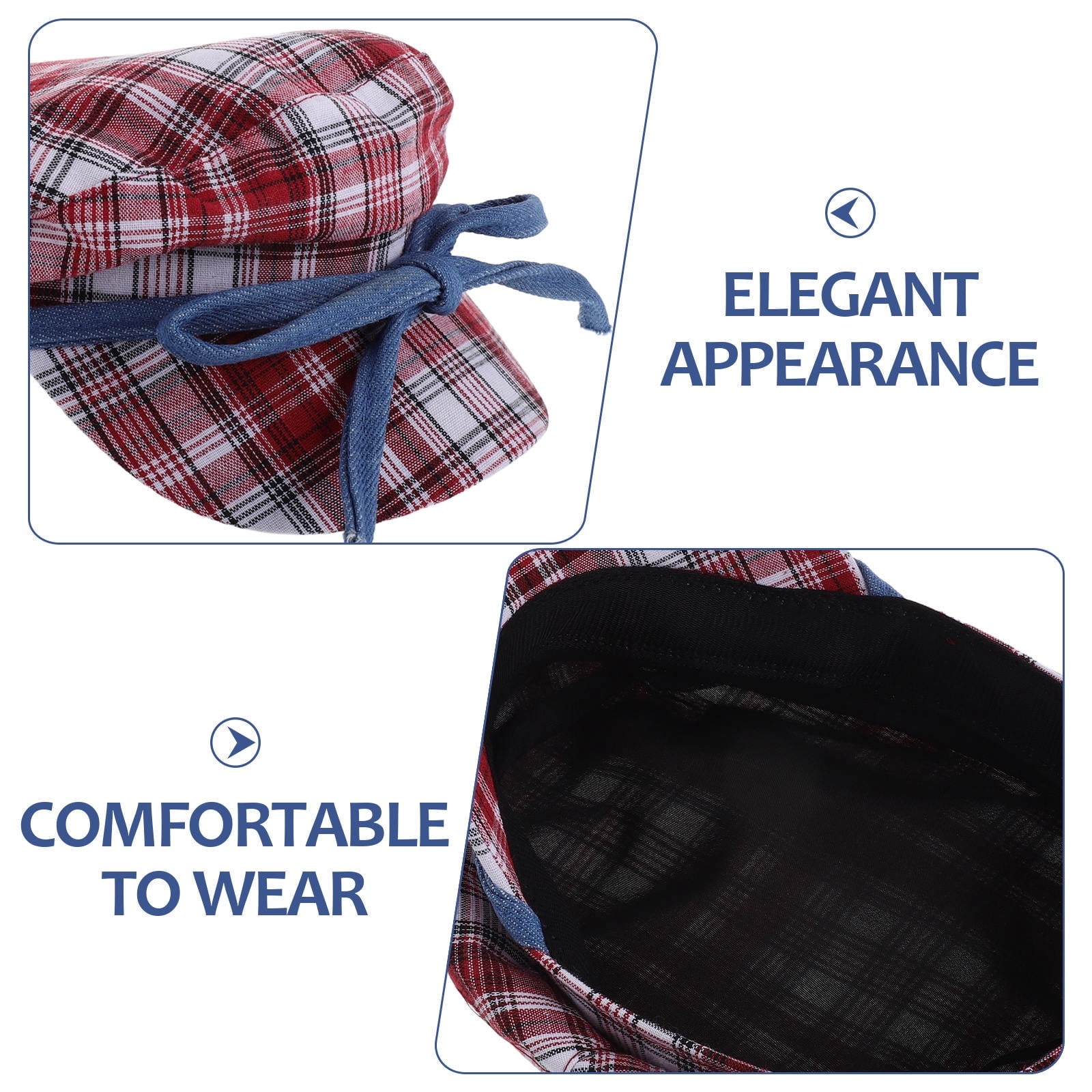 HEATSHAKING Cotton Beret Hat Multi 1Pcs For Ladies Travel