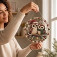 thumbnail image 6 of Christmas Diamond Art Painting Suncatcher, Acrylic Stained Window Hanging Sun Catcher for Xmas Window Wreath Decor, 6 of 7