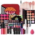 thumbnail image 1 of Kit Maquillaje para Mujer, Paquete de Inicio Esencial que Incluye Paleta de Sombras de Ojos, Juego de Brillo, Rubor, Base, L&aacute;piz de Cejas, Incluye Juego de Brochas de Maquillaje (24 PCS), 1 of 7