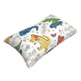 thumbnail image 3 of Kll Dinosaur Listening To Music Pillow Covers Envelope Closure,Super Soft And Cozy Fuzzy Fleece Pillow Case Cover 20"X30", 3 of 9