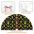 thumbnail image 4 of KLL 48" Christmas Tree Skirt Pineapple Xmas Tree Skirts Mat for New Year Xmas Holiday Party Indoor Outdoor Home Decoration, 4 of 7
