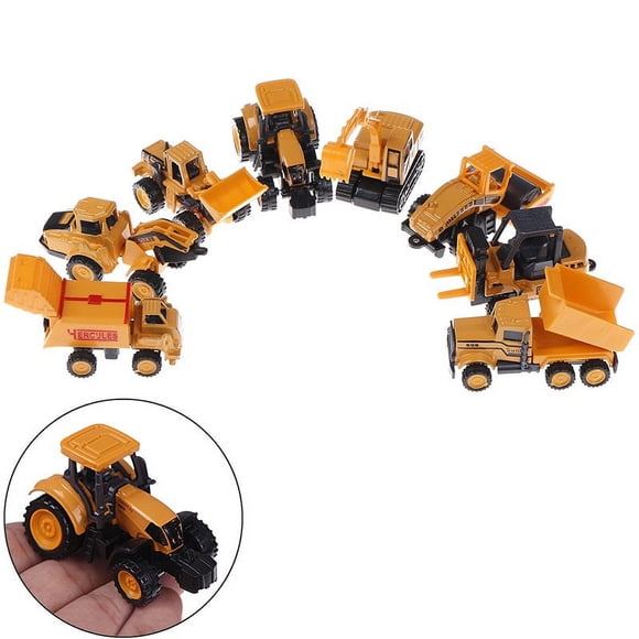 AMERTEER 8 Styles Alloy Engineering Car Tractor Toy Dump Truck Model Toy Cars for Kid