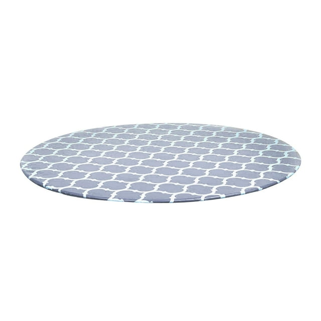 veasfak 40 "-55" Nappe à la Maison Housse de Table Ajustée pour Table à Manger Gris S