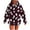 4-Red, variant on Makaor Cute Womens Hoodies Pullover Halloween Tunic Sweatshirt with Pockets Fleece Long Sleeve Tops Oversized Clothes