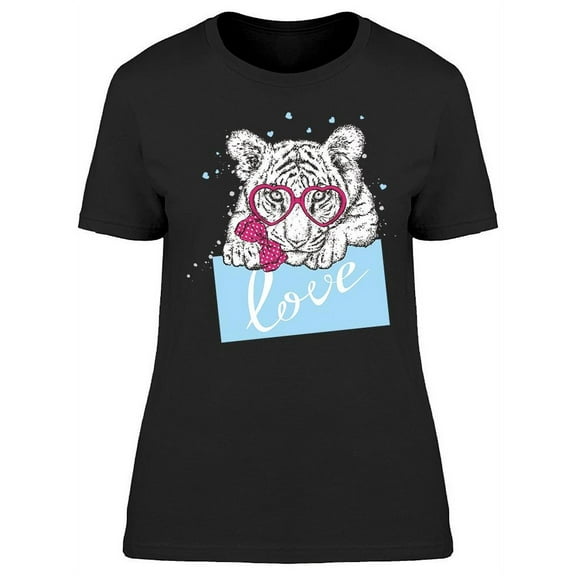 Lovely Tiger T-Shirt Women -Image by Shutterstock, Female 3X-Large