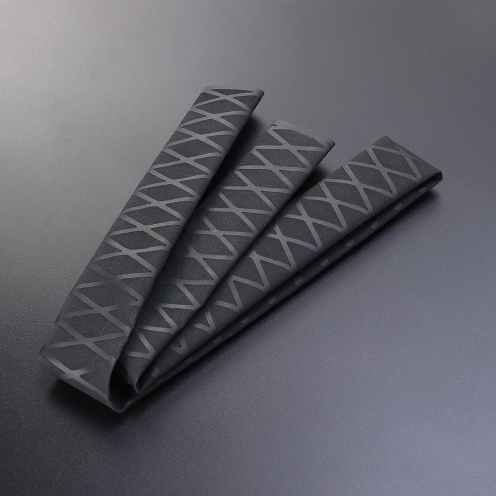 Milisten Fishing Rod Handle Grip Cover Black Pe Sleeve with Flexible Mesh to Prevent Eyelet Damage