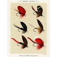 thumbnail image 2 of Marbury, Mary Orvis 15x18 Black Modern Framed Museum Art Print Titled - Bass Fishing Flies V from Favorite Flies and Their Histories, 2 of 4
