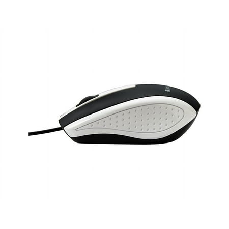 UPC: 0023942997405 | Verbatim Corded Notebook Optical Mouse – White Optical – Cable – White – 1 Pack – USB Type A – Scroll Wheel