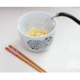 thumbnail image 3 of Silver Buffalo SVB-PEA538KD-C Peanuts Munch Time 20 Ounce Ceramic Ramen Bowl with Chopsticks, 3 of 6
