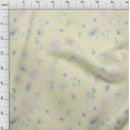 thumbnail image 3 of oneOone Cotton Silk Fabric Flower Watercolor Print Sewing Fabric BTY 42 Inch Wide, 3 of 4