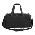 thumbnail image 1 of Bolsa de viaje, bolsa de mano, bolsa de viaje para pasar la noche, bolsa deportiva para gimnasio, para zapatos, bolso cruzado multiusos, mochila para Negro, 1 of 9