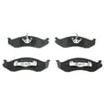 thumbnail image 3 of TRQ Front & Rear Brake Pad & Rotor Kit Premium G-Coated Semi-Metallic Performance Fits 1990-1999 Jeep Cherokee 1990-1992 Comanche 1990 Wagoneer Wrangler, 3 of 5