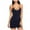 Navy, variant on WTXUE Intimates | Nightshirts & Gowns S-Xxl Lingerie Chemise Soft Nightgown Lace Nightgown | 1 Piece Black L