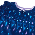 thumbnail image 3 of Disney Frozen Anna and Elsa Toddler Girl's Navy Blue Flannel Nightgown, Gown (Size 4T), 3 of 4