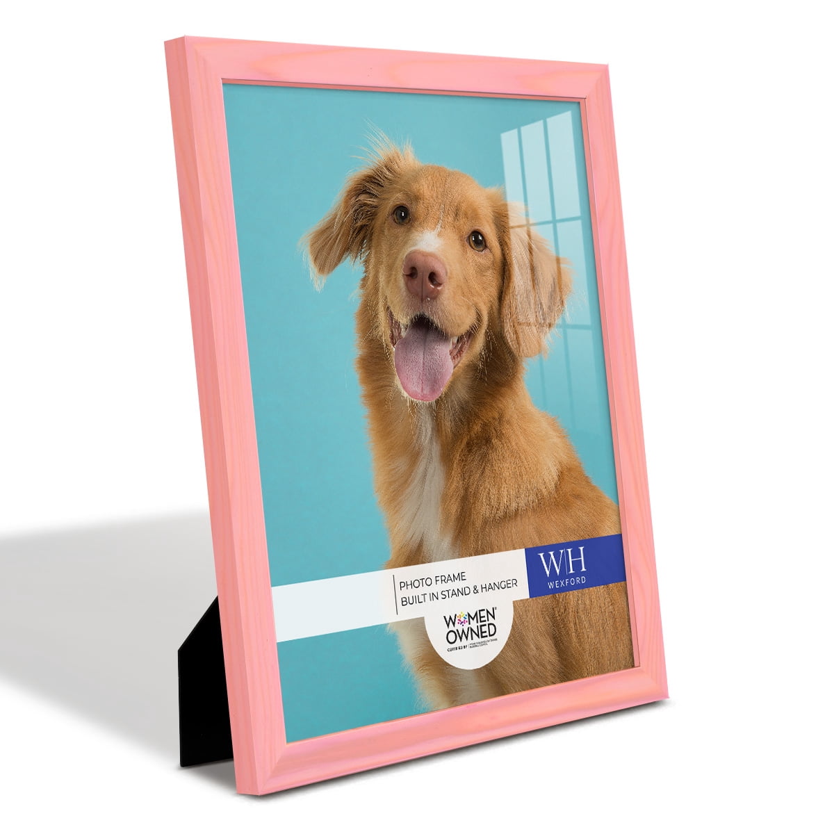 Woodgrain 11 in. x 14 in. Sunset Pink Picture Frame Set (Set of 4)