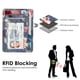 thumbnail image 5 of Tarjetero Fintie Slim, minimalista, de piel con bloqueo RFID, 5 of 7