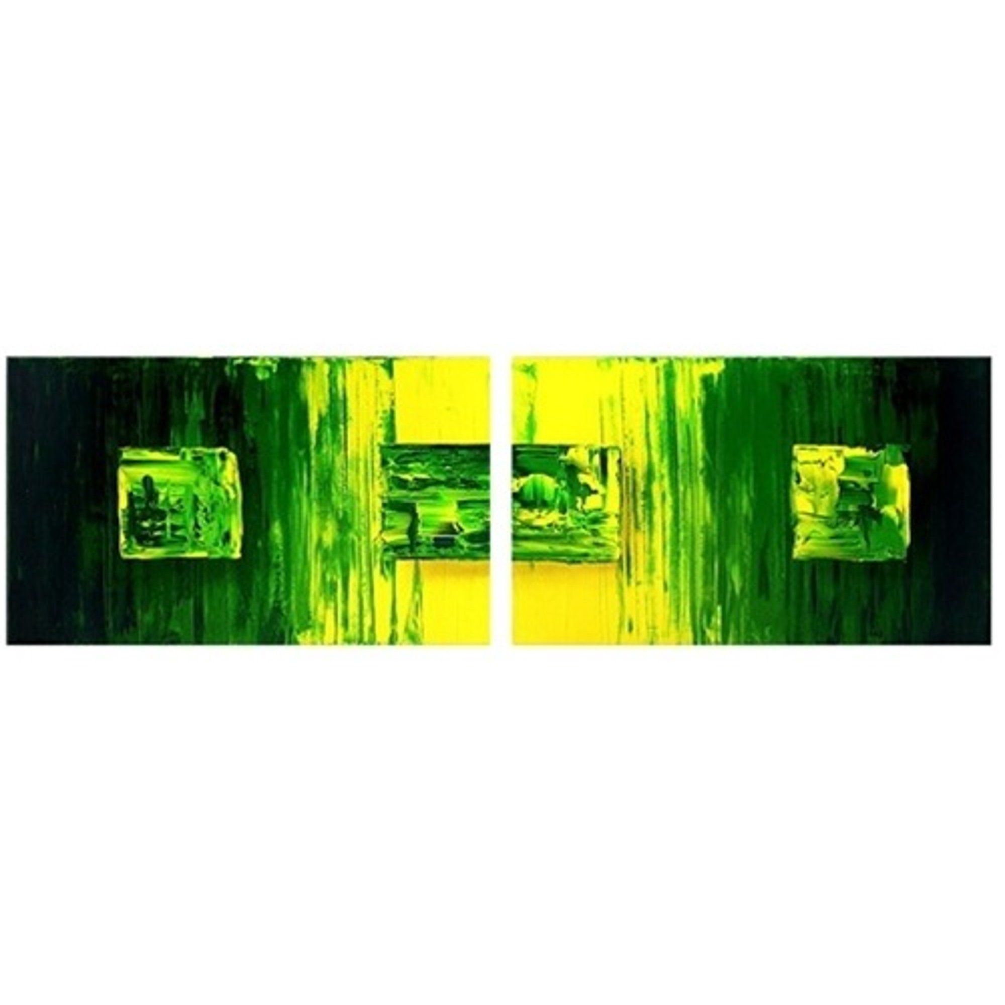 Green Wax Canvas Wall Art A H 24 X W 72 Walmart Canada