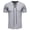 Gray, variant on Mens Vintage Gothic Tee Casual Solid Color Short Sleeve T-Shirt, S