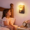 thumbnail image 5 of Night Lights Plug into Wall - Vintage Floral Teacup Wall Lamp with Warm Glow, Cup-Shaped Farmhouse Decor for Bedroom, Bathroom, Hallway | Rustic Indoor Wall Sconce Lighting Fixture, 5 of 7
