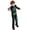 Black Jumpsuit, variant on LWITHSZG Halloween Skeleton Costume Kids, Bone Print One Piece Jumpsuit for Boys, Party Dress Up Long Sleeve Jumpsuits Size 4-12 Years