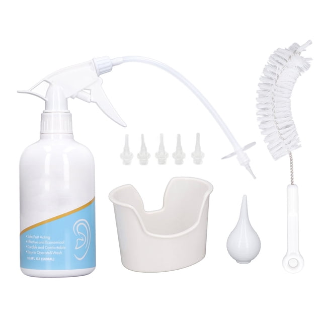 Kits de limpieza de oídos, eliminación de cera, sistema de irrigación e irrigación de oídos profesional e higiénico para uso doméstico.