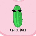 thumbnail image 4 of Inktastic Chill Dill Boys or Girls Baby Bib, 4 of 4