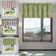 thumbnail image 1 of Cortina de valance floral primaveral - Decoración de cocina de cocina de cocina translúcida rosa, blanca verde, • 55x18 pulgadas, 1 of 6