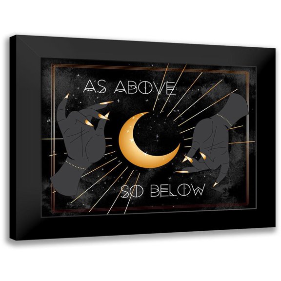 Parker, Jennifer Paxton 14x12 Black Modern Framed Museum Art Print Titled - In the Golden Dawn I