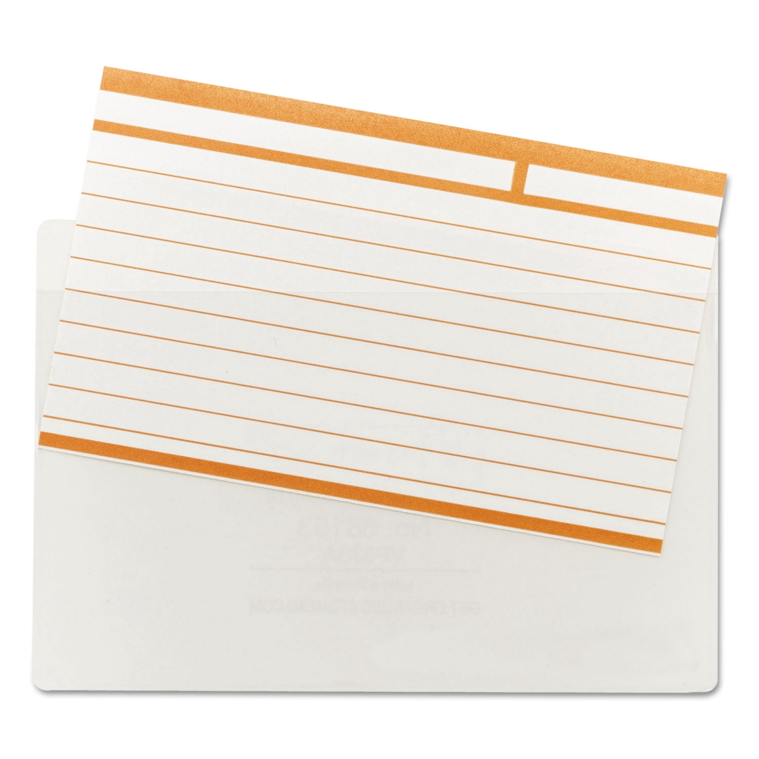Smead Self-Adhesive Poly Pockets, Top Load, 5-5/16 x 3-5/8, Clear, 100/Box (68153)
