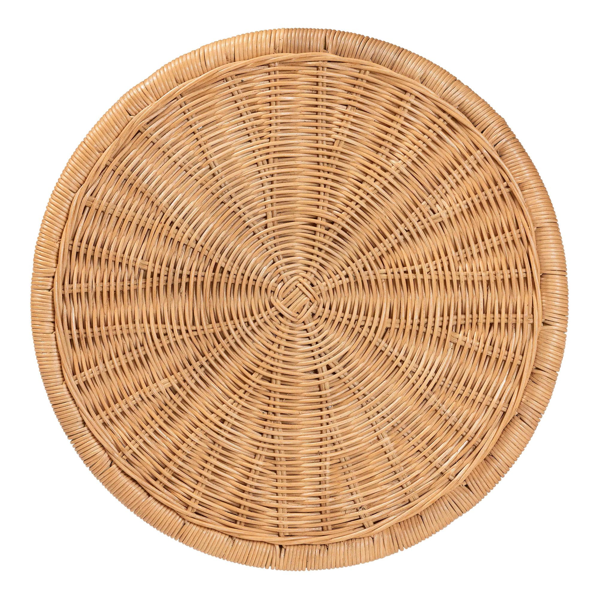 bali & pari Caroline Boho End Table, 15"W, Light Honey