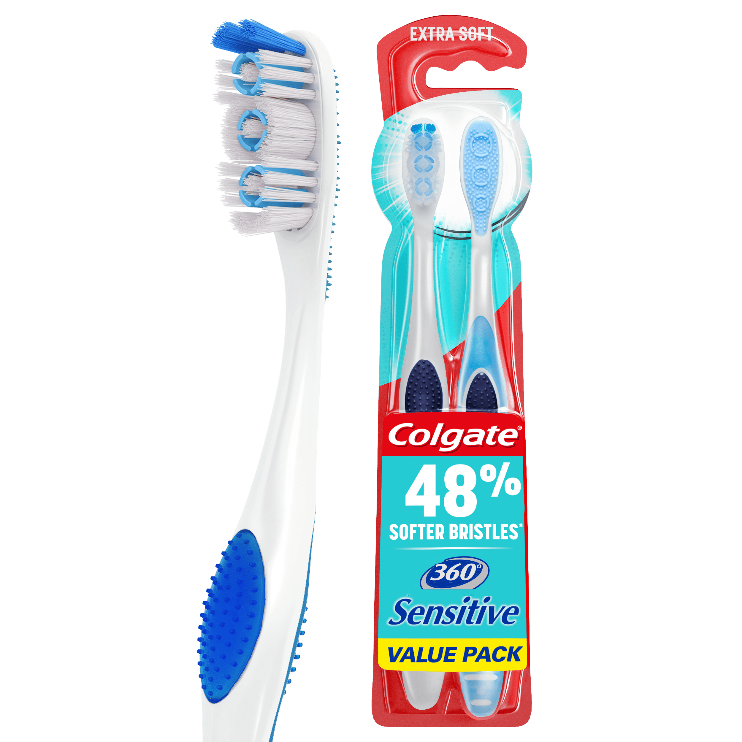 Colgate Enamel Health Sensitive Toothbrush Extra Soft 2 Count