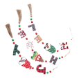 thumbnail image 2 of Gnomos de madera para colgar en el árbol - Colgante de letras de gnomo navideño de madera - Manualidades de coche de madera - Bolígrafo colgante como se muestra, como se muestra, 2 of 5