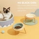 thumbnail image 3 of 800ml Cat Food Water Bowl with Wood Stand Small Medium Dogs Elevated Drinking Eating Feeder Pet Ceramic Feeding Supplies ShopWise Round, 3 of 12